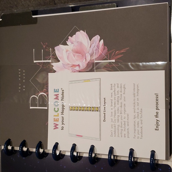 The happy planner floral happy notes dotted line paper notebook - Picture 2 of 3